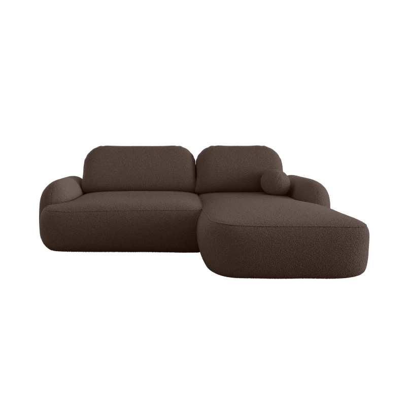 Rozkládací sedací souprava MOHYLA s úložným prostorem - hnědá