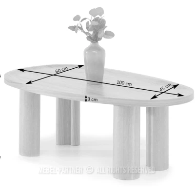 Konferenční stolek BERT - černý