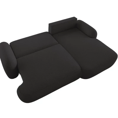 Rozkládací sedací souprava MOHYLA s úložným prostorem - černá