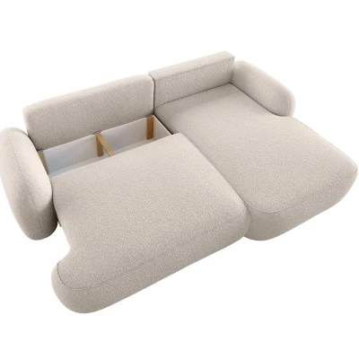 Rozkládací sedací souprava MOHYLA s úložným prostorem - béžová