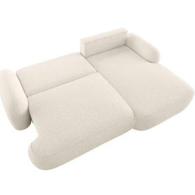 Rozkládací sedací souprava MOHYLA s úložným prostorem - vanilková