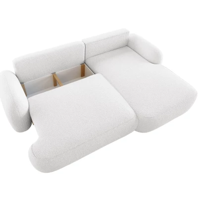 Rozkládací sedací souprava MOHYLA s úložným prostorem - světle šedá