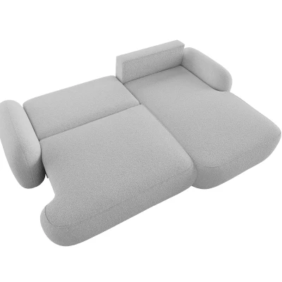 Rozkládací sedací souprava MOHYLA s úložným prostorem - světle šedá