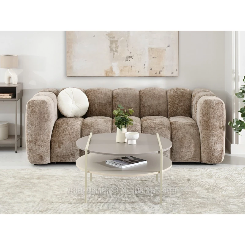 Konferenční stolek JOVITO - béžový / krémový