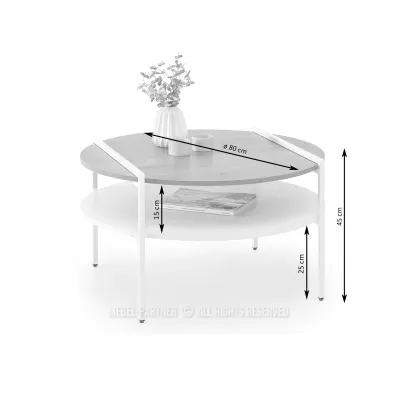 Konferenční stolek JOVITO - ořech / černý