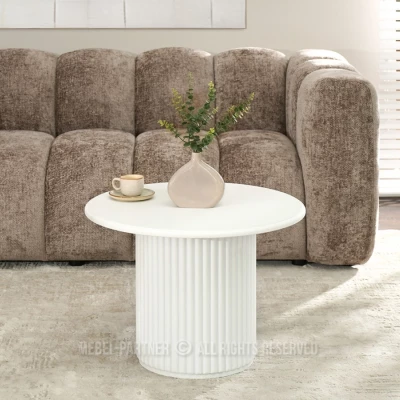 Konferenční stolek ALBAN - bílý