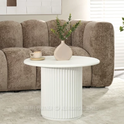 Konferenční stolek ALBAN - bílý