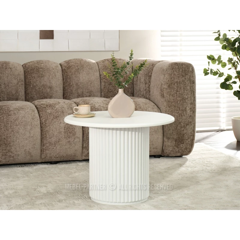 Konferenční stolek ALBAN - bílý