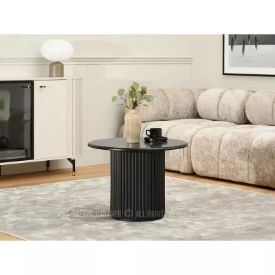 Konferenční stolek ALBAN - černý mramor / černý