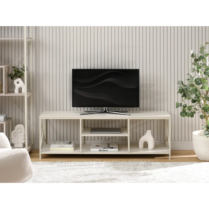 Televizní stolek DINKO - krémový
