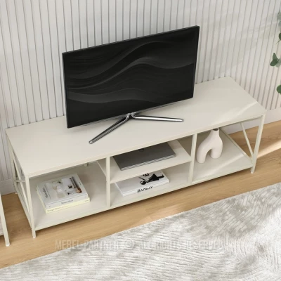 Televizní stolek DINKO - krémový