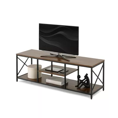 Televizní stolek DINKO - ořech / černý