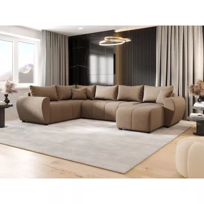 Sedací souprava do U LUKAVA - hnědá