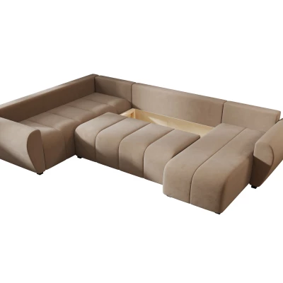 Sedací souprava do U LUKAVA - hnědá