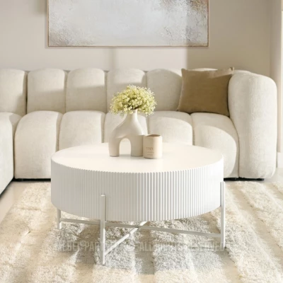 Konferenční stolek MAGNER - bílý