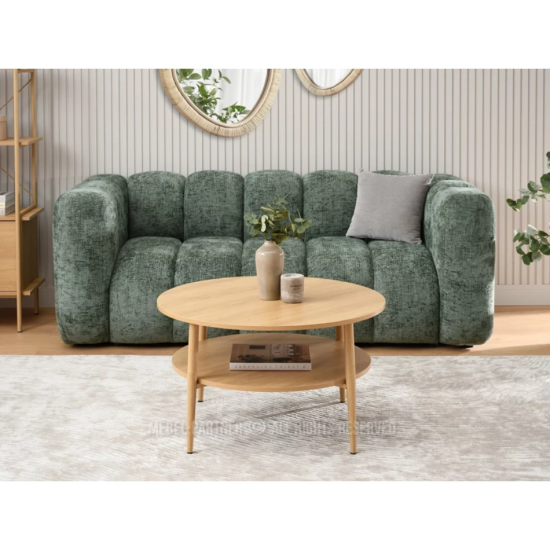 Kulatý konferenční stolek TODOR - dub