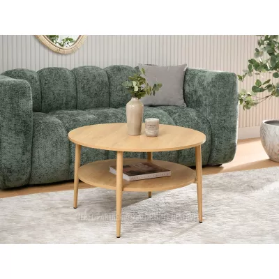 Kulatý konferenční stolek TODOR - dub