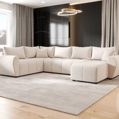 Rozkládací sedačka do U LUKAVA - béžová