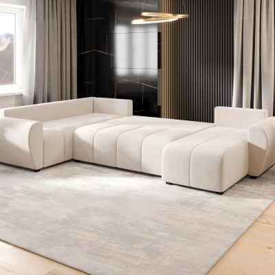 Rozkládací sedačka do U LUKAVA - béžová