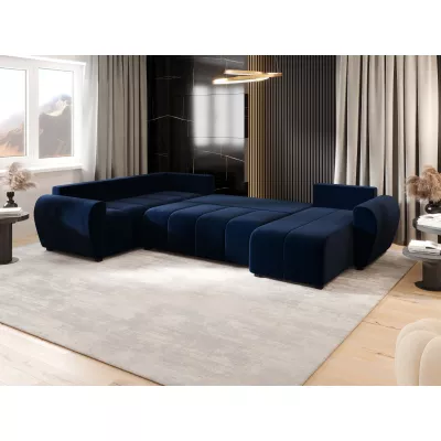 Rozkládací sedačka do U LUKAVA - tmavě modrá