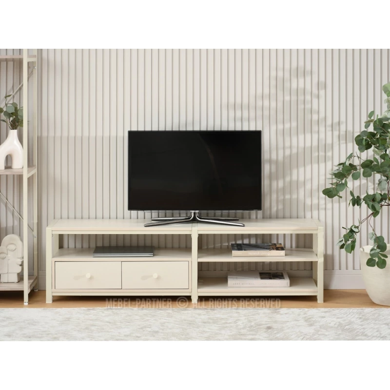 Televizní stolek ROMER - krémový