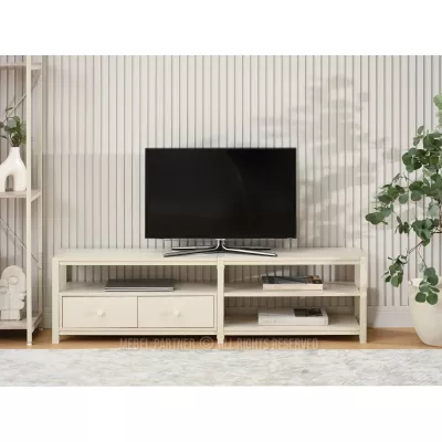 Televizní stolek ROMER - krémový