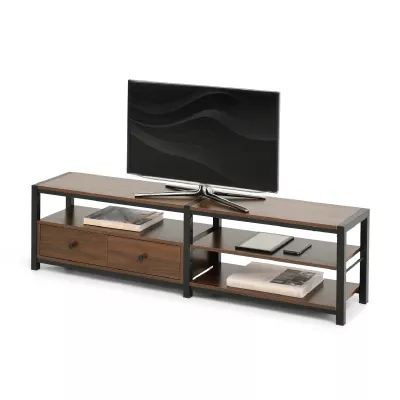 Televizní stolek ROMER - ořech / černý