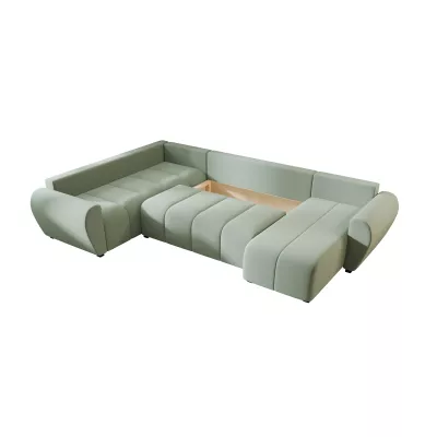 Rozkládací sedačka do U LUKAVA - světle zelená