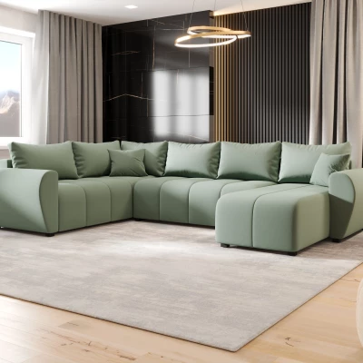 Rozkládací sedačka do U LUKAVA - světle zelená