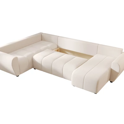 Rozkládací sedačka do U LUKAVA - světle béžová