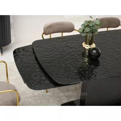 Rozkládací jídelní stůl 160(240)x90 BELLO - černý