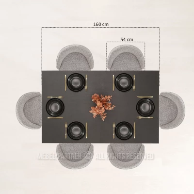 Jídelní stůl 160(260)x100 HARLY - dub