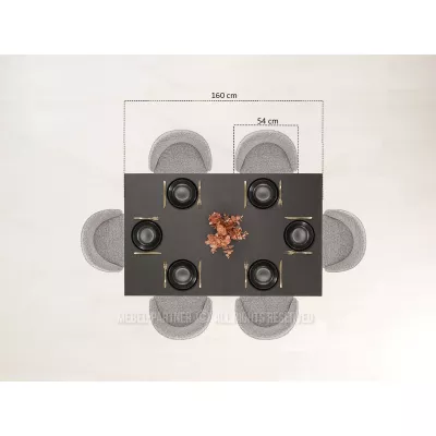 Jídelní stůl 160(260)x100 HARLY - dub