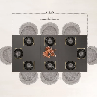 Jídelní stůl 160(260)x100 HARLY - dub