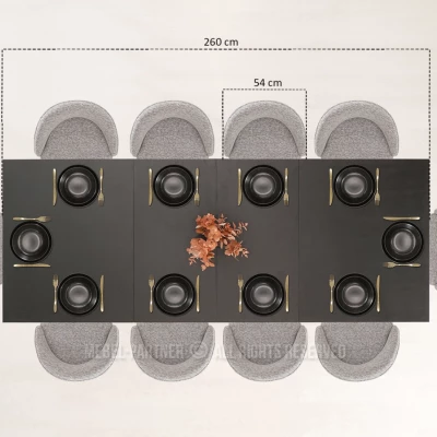 Jídelní stůl 160(260)x100 HARLY - dub