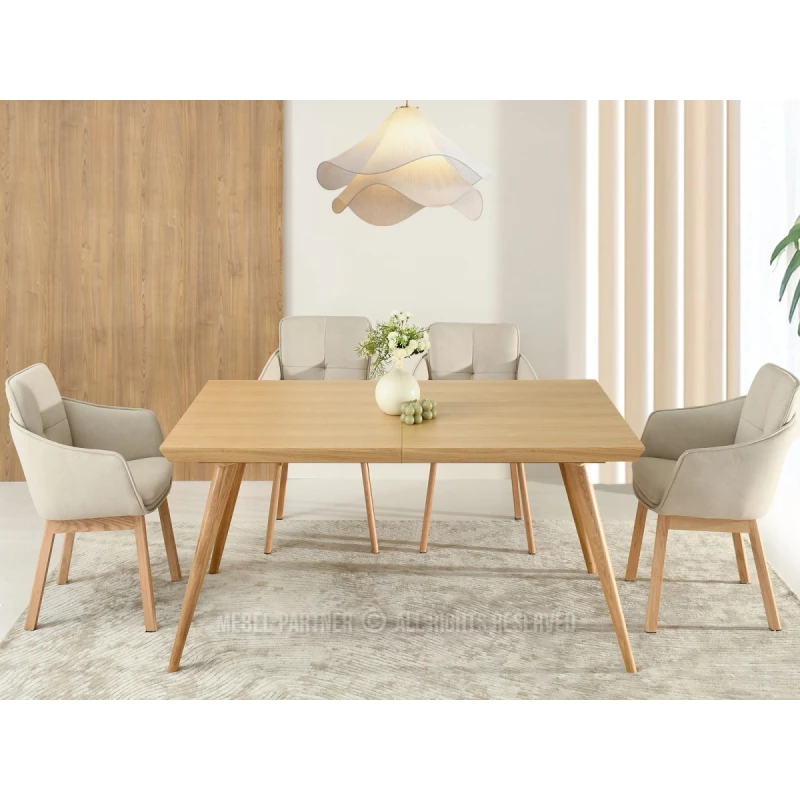 Jídelní stůl 160(260)x100 HARLY - dub