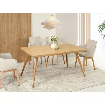 Jídelní stůl 160(260)x100 HARLY - dub