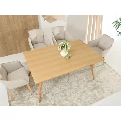 Jídelní stůl 160(260)x100 HARLY - dub