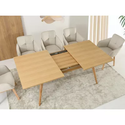 Jídelní stůl 160(260)x100 HARLY - dub