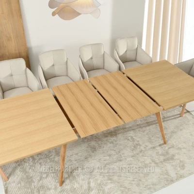 Jídelní stůl 160(260)x100 HARLY - dub