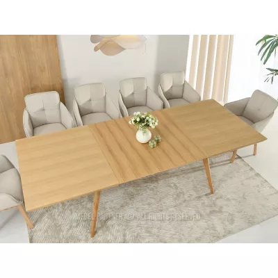 Jídelní stůl 160(260)x100 HARLY - dub