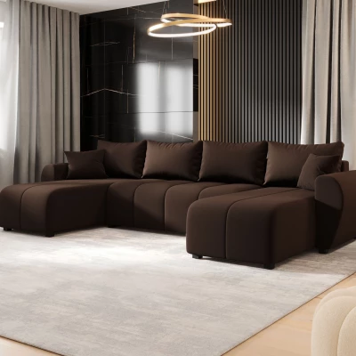 Praktická sedací souprava do U LUKAVA - hnědá