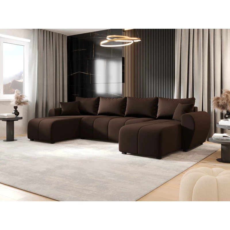 Praktická sedací souprava do U LUKAVA - hnědá