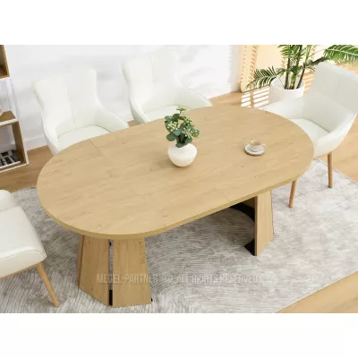 Designový rozkládací stůl 100(180)x100 DAMIEN - dub