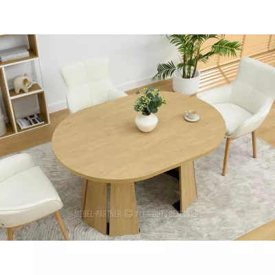 Designový rozkládací stůl 100(180)x100 DAMIEN - dub