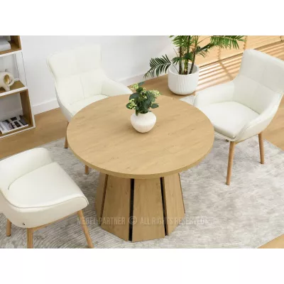 Designový rozkládací stůl 100(180)x100 DAMIEN - dub