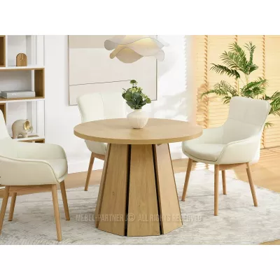 Designový rozkládací stůl 100(180)x100 DAMIEN - dub