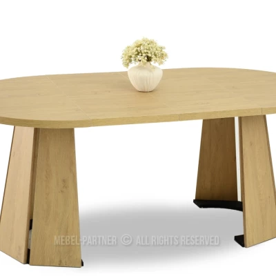 Designový rozkládací stůl 100(180)x100 DAMIEN - dub