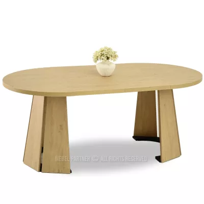 Designový rozkládací stůl 100(180)x100 DAMIEN - dub