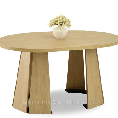 Designový rozkládací stůl 100(180)x100 DAMIEN - dub